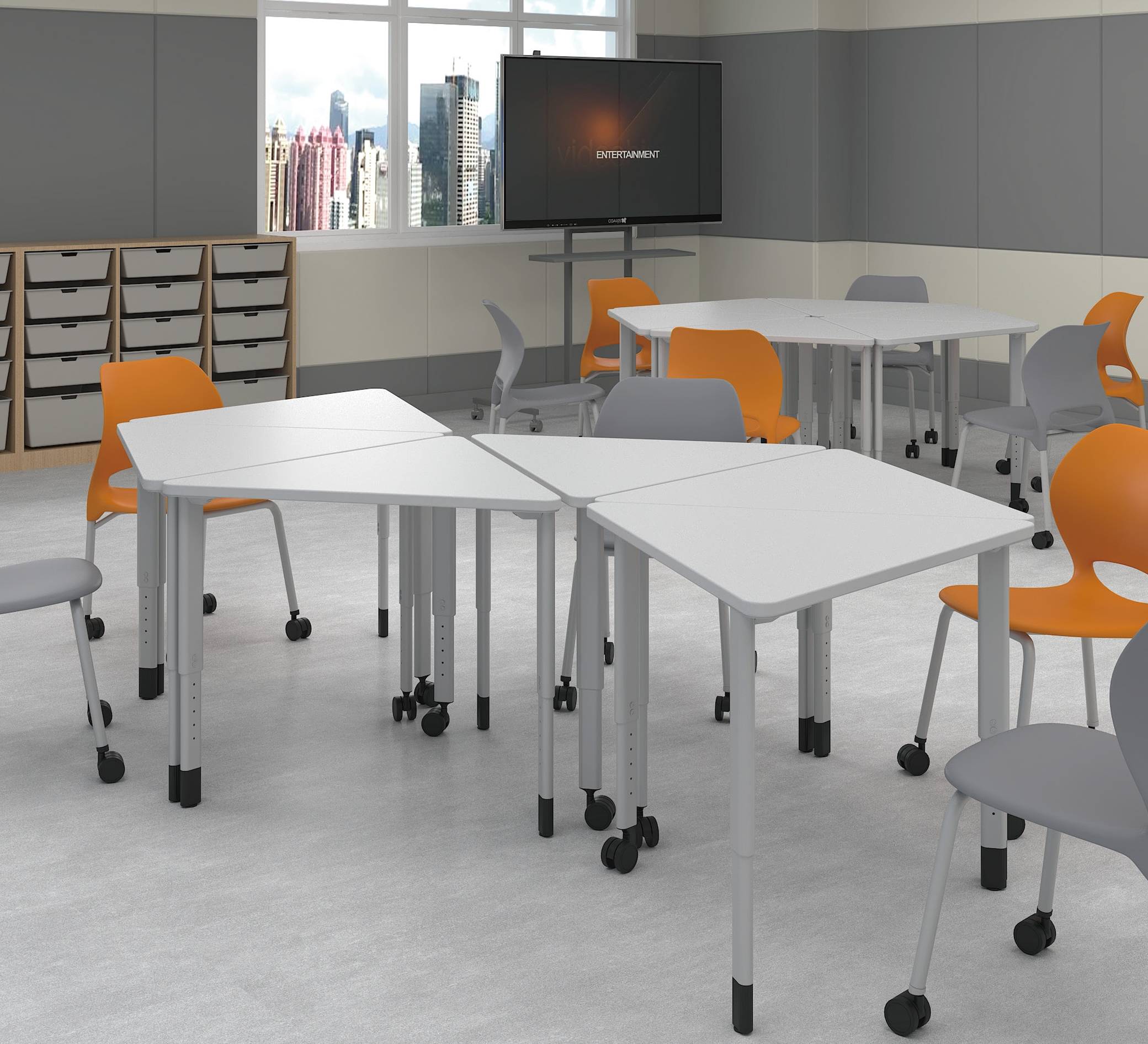 Triangular Design for Stability and Flow