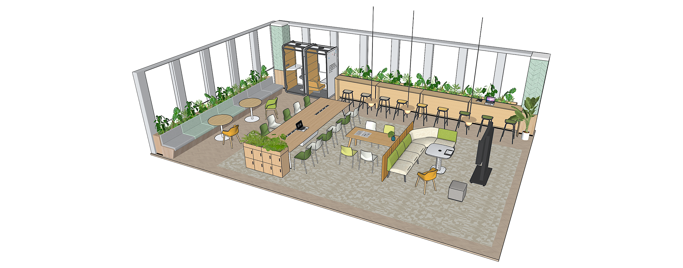 Collaboration and Social Zone-Cabana&four sure